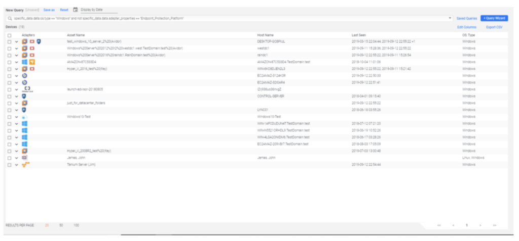 SJULTRA Axonius Cybersecurity Observability Result Find Missing Agent