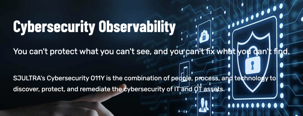 SJULTRA Cybersecurity Observability Page Hero