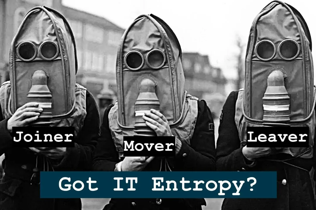 How to reduce IT entropy caused by Joiners, Movers, and Leavers